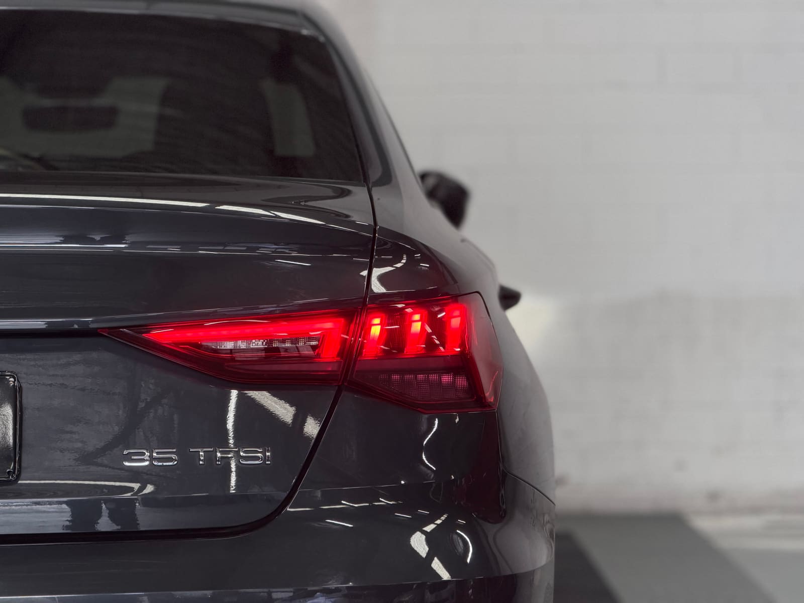 Detail of a car at Bayside Brothers Motors
